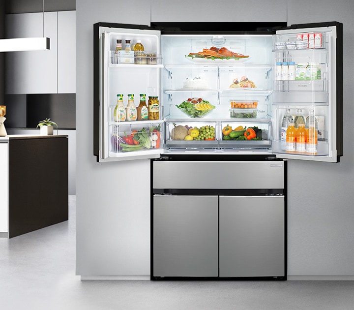 공간은 넓게, 기능은 두 배<br>냉장고와 김치냉장고를 하나로2