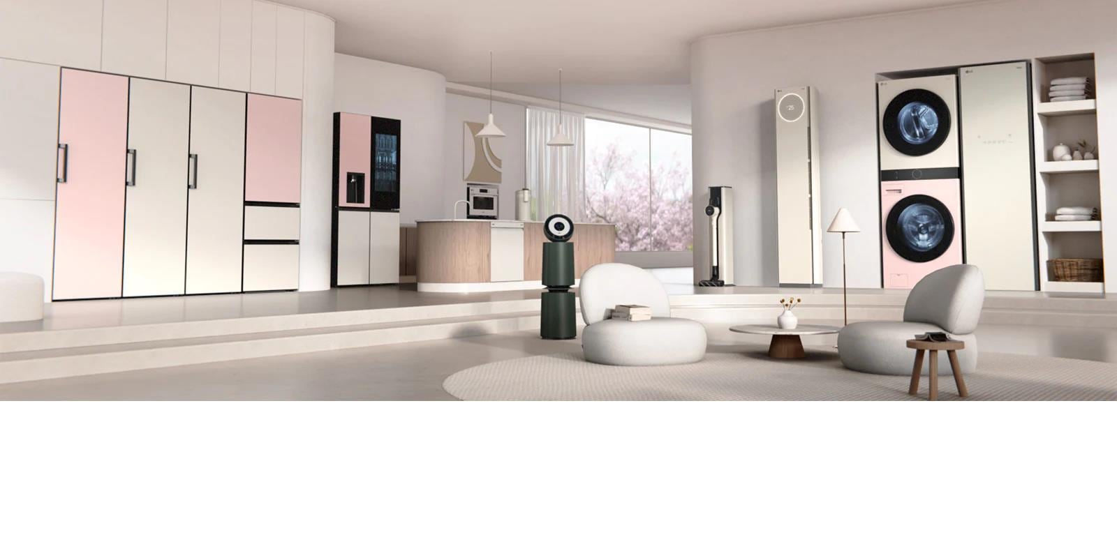 LG 오브제컬렉션 브랜드 사이트에서 다양한 소재와 색상을 입힌 나만의 LG 오브제컬렉션을 경험해보세요1