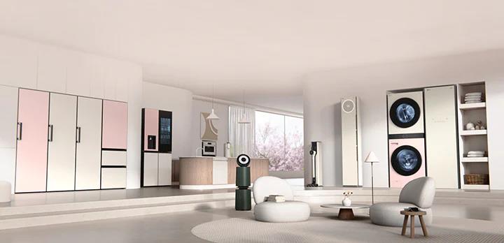 LG 오브제컬렉션 브랜드 사이트에서 다양한 소재와 색상을 입힌 나만의 LG 오브제컬렉션을 경험해보세요2