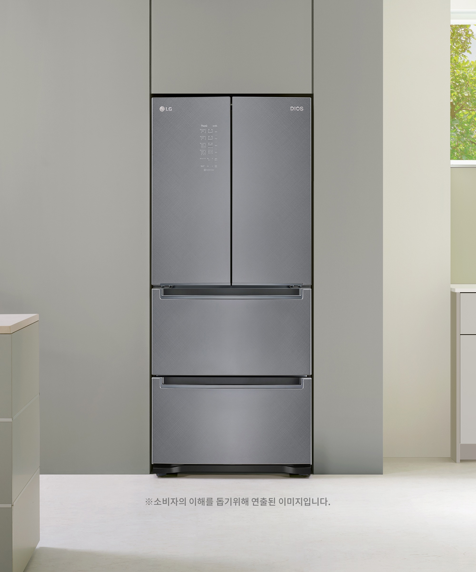 김치냉장고 LG 디오스 김치톡톡 (K411SN191.AKOR) 메인이미지 0