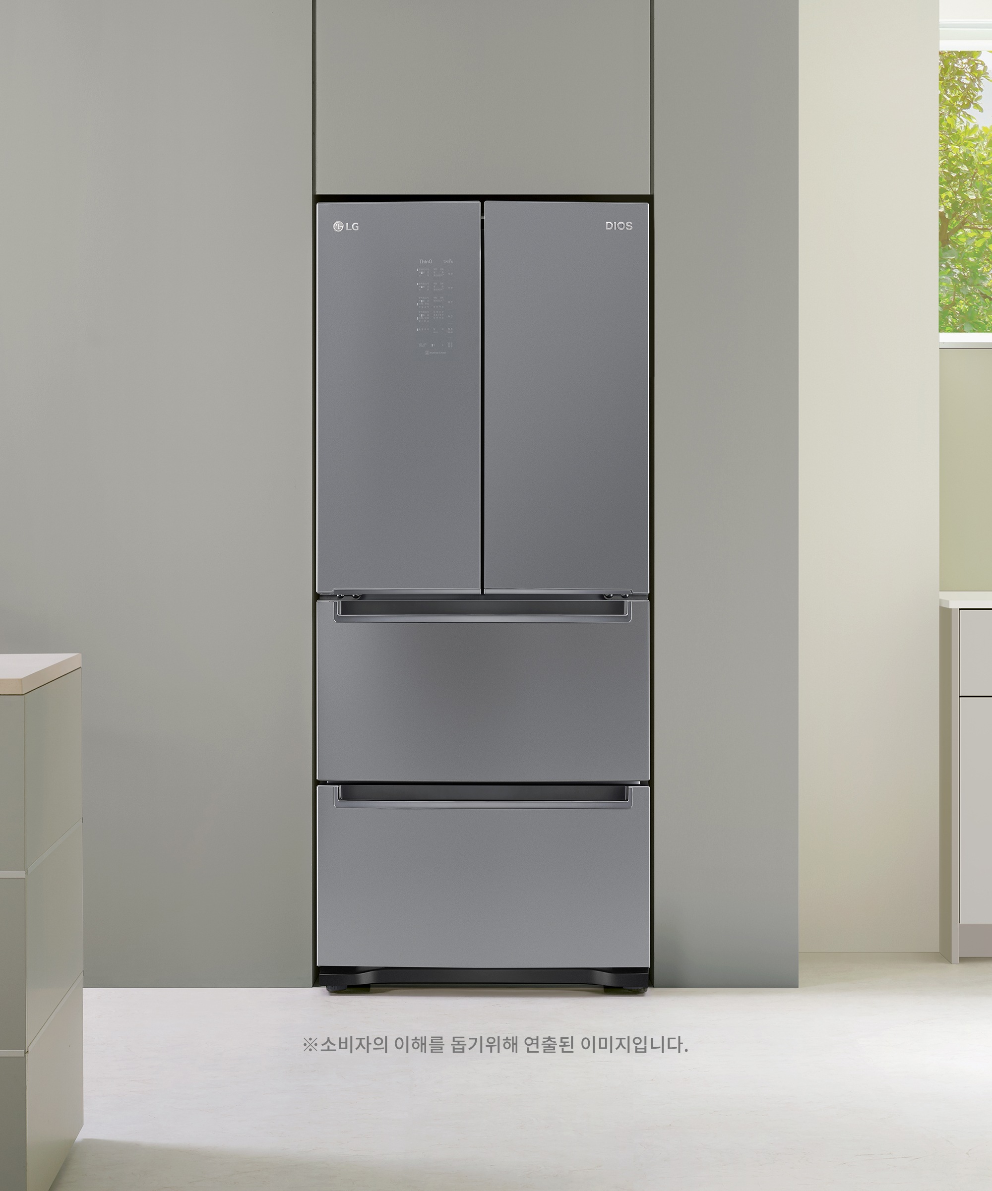 김치냉장고 LG 디오스 김치톡톡 (K411MB191.AKOR) 메인이미지 0
