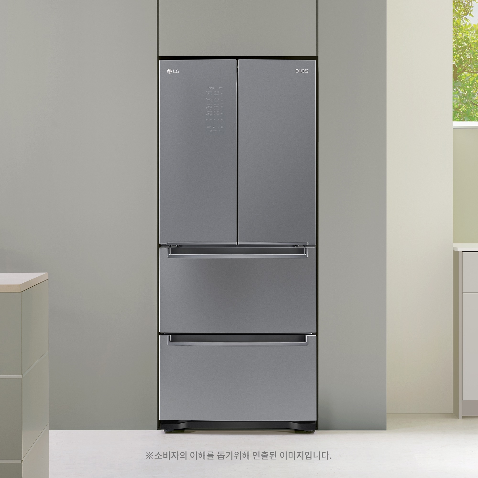 김치냉장고 LG 디오스 김치톡톡 (K411MB191.AKOR) 줌이미지 0