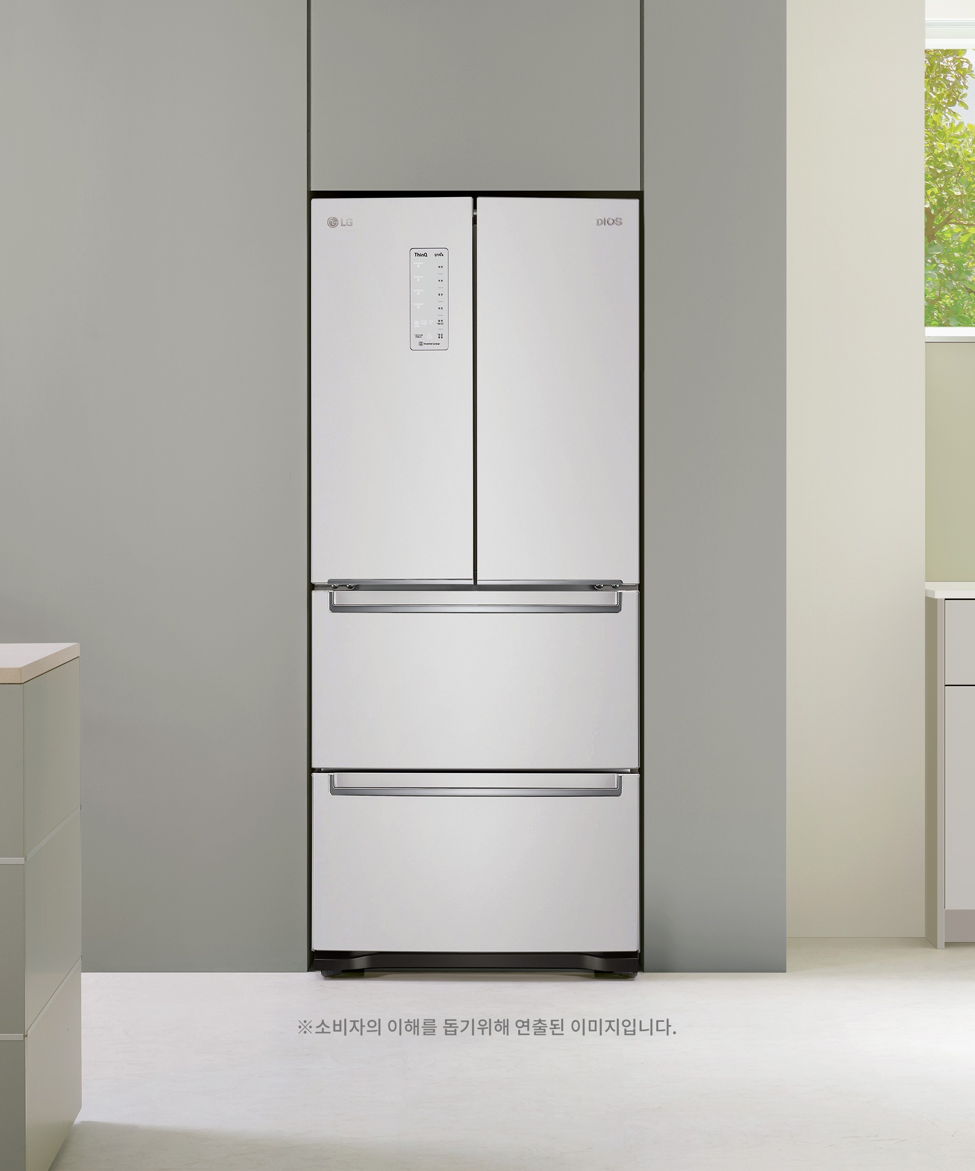 김치냉장고 LG 디오스 김치톡톡 (K411W141.AKOR) 메인이미지 0