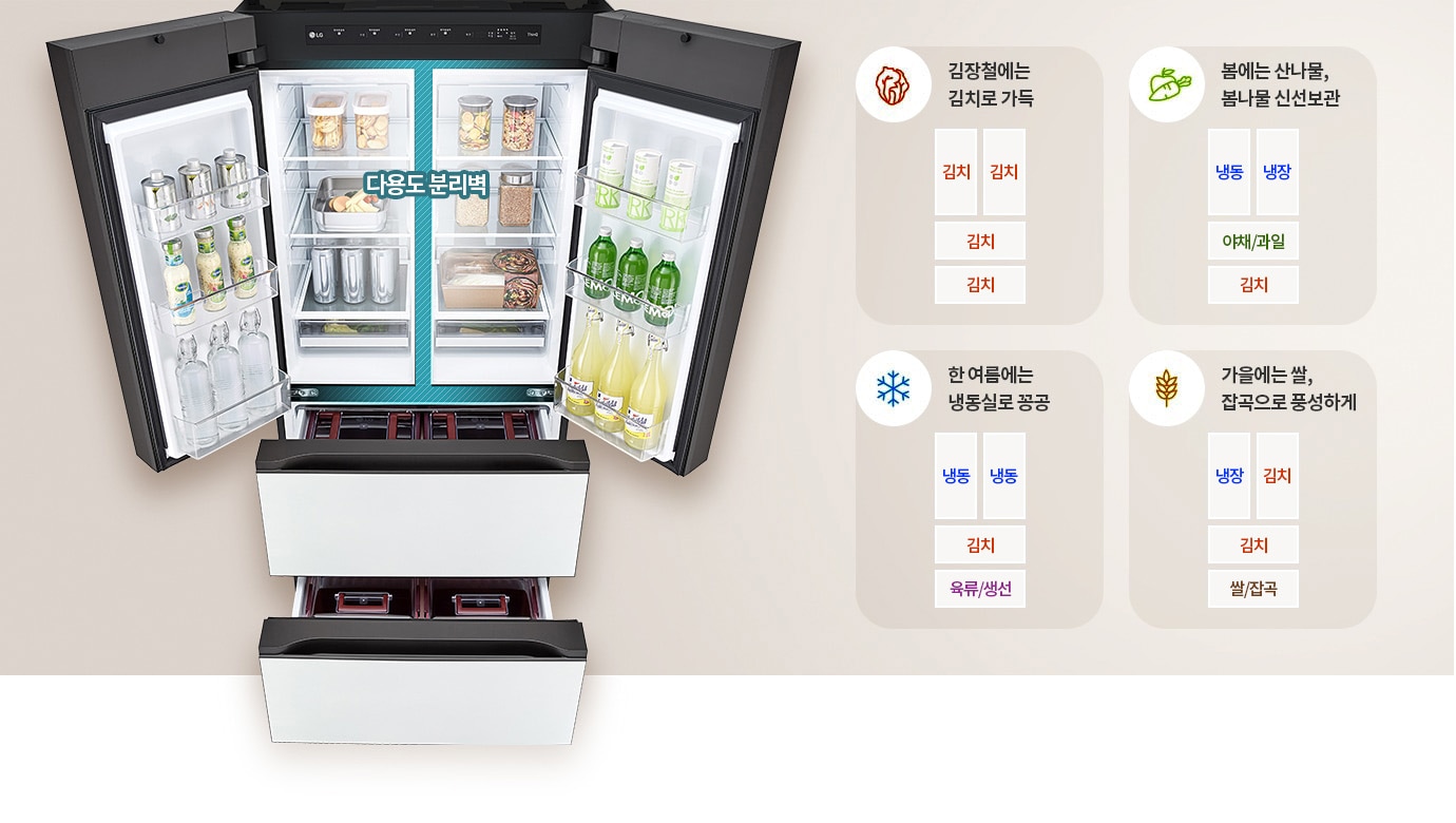 LG 디오스 오브제컬렉션 김치톡톡(본체) (스탠드형 김치냉장고) | Z492AAA122 | 김치냉장고 | 주방가전 | 제품/소모품 | LG전자 LG 디오스... 