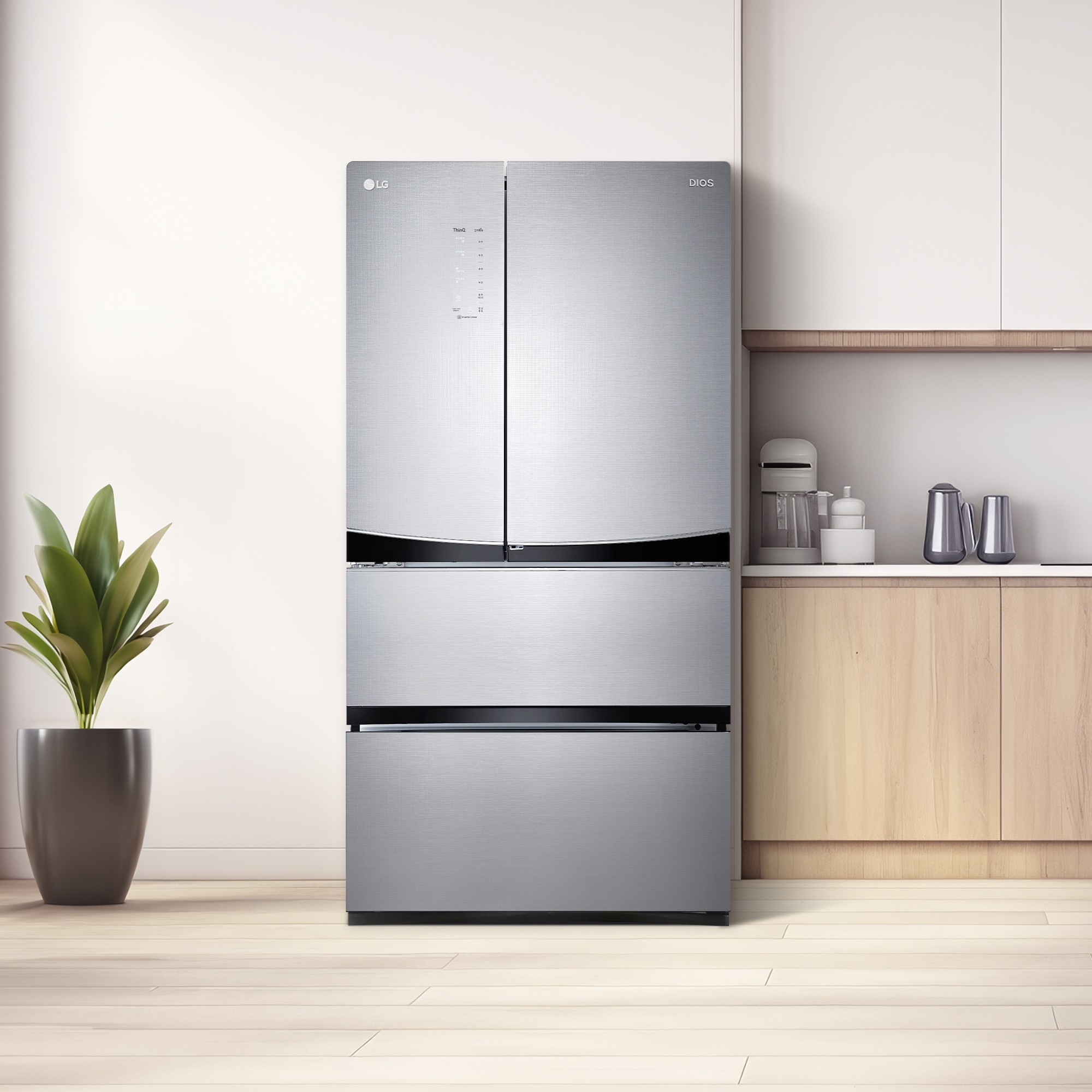 김치냉장고 LG 디오스 김치톡톡 (K572TS343.AKOR) 줌이미지 1