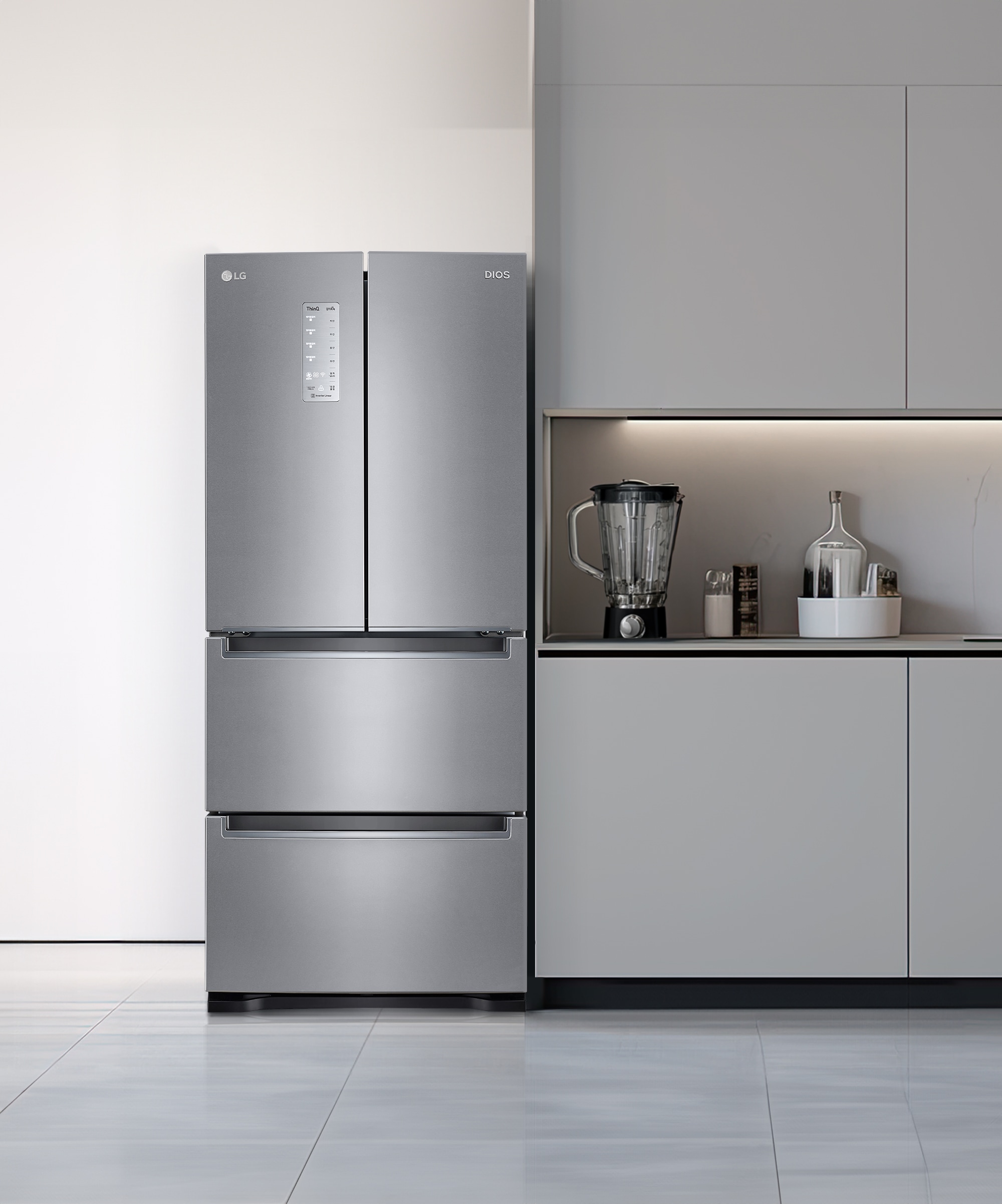 김치냉장고 LG 디오스 김치톡톡 (K411SS143.AKOR) 메인이미지 0