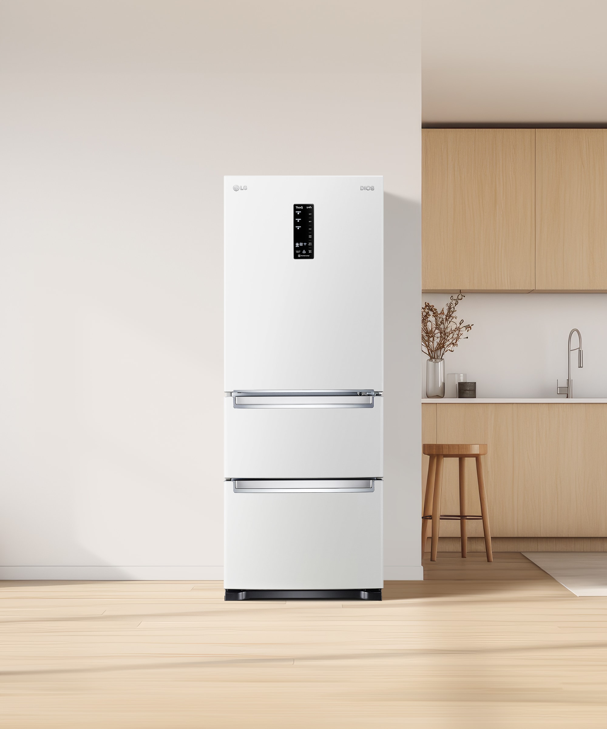 김치냉장고 LG 디오스 김치톡톡 (K337W143.AKOR) 메인이미지 0