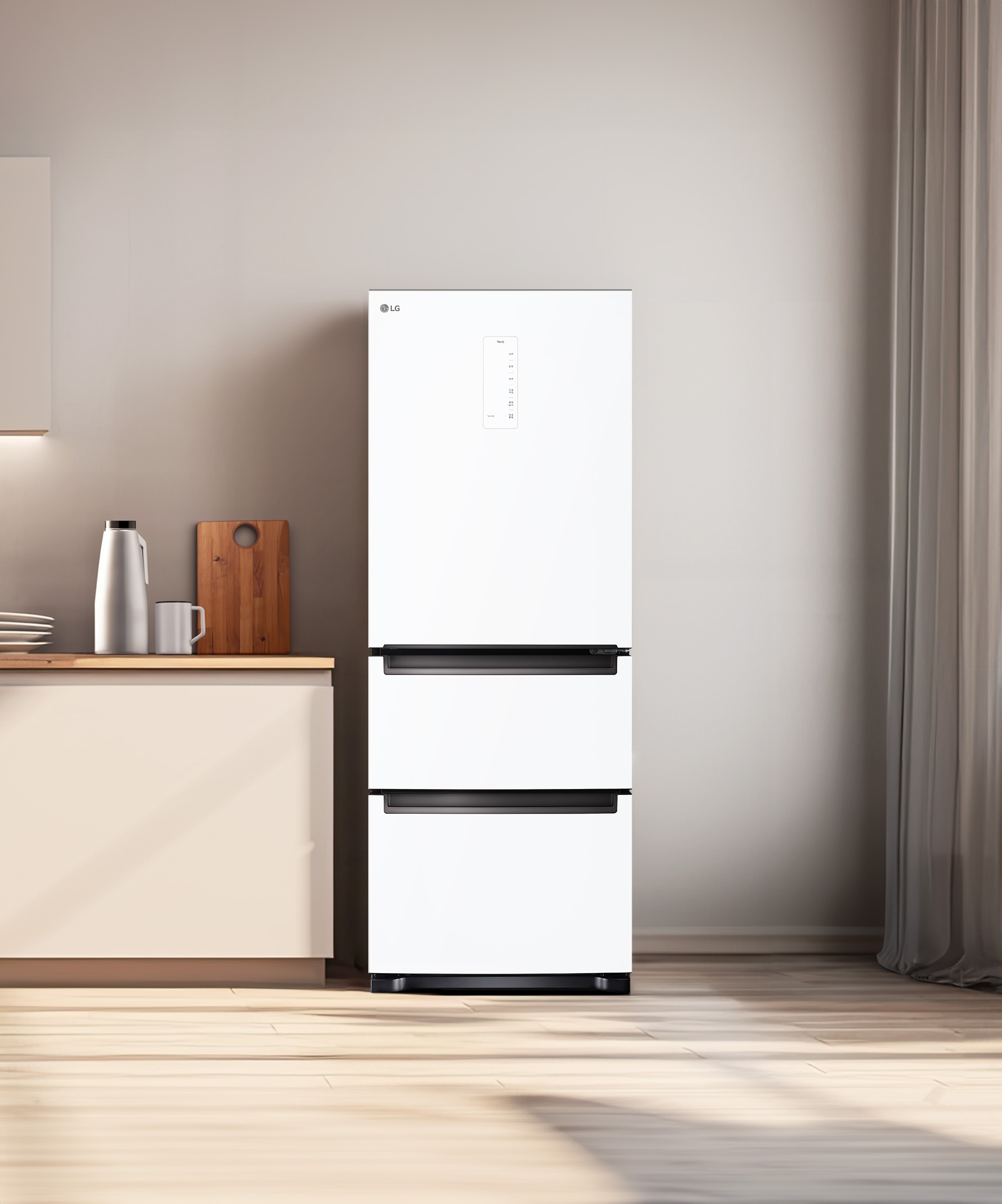 김치냉장고 LG 디오스 오브제컬렉션 김치톡톡 (Z338MHHP31.AKOR) 메인이미지 0
