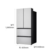 김치냉장고 LG 디오스 AI 오브제컬렉션 김치톡톡 (Z495SVV271.AKOR) 썸네일이미지 2