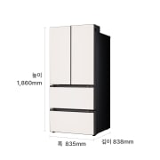 김치냉장고 LG 디오스 AI 오브제컬렉션 김치톡톡 (Z495GBB271.AKOR) 썸네일이미지 2