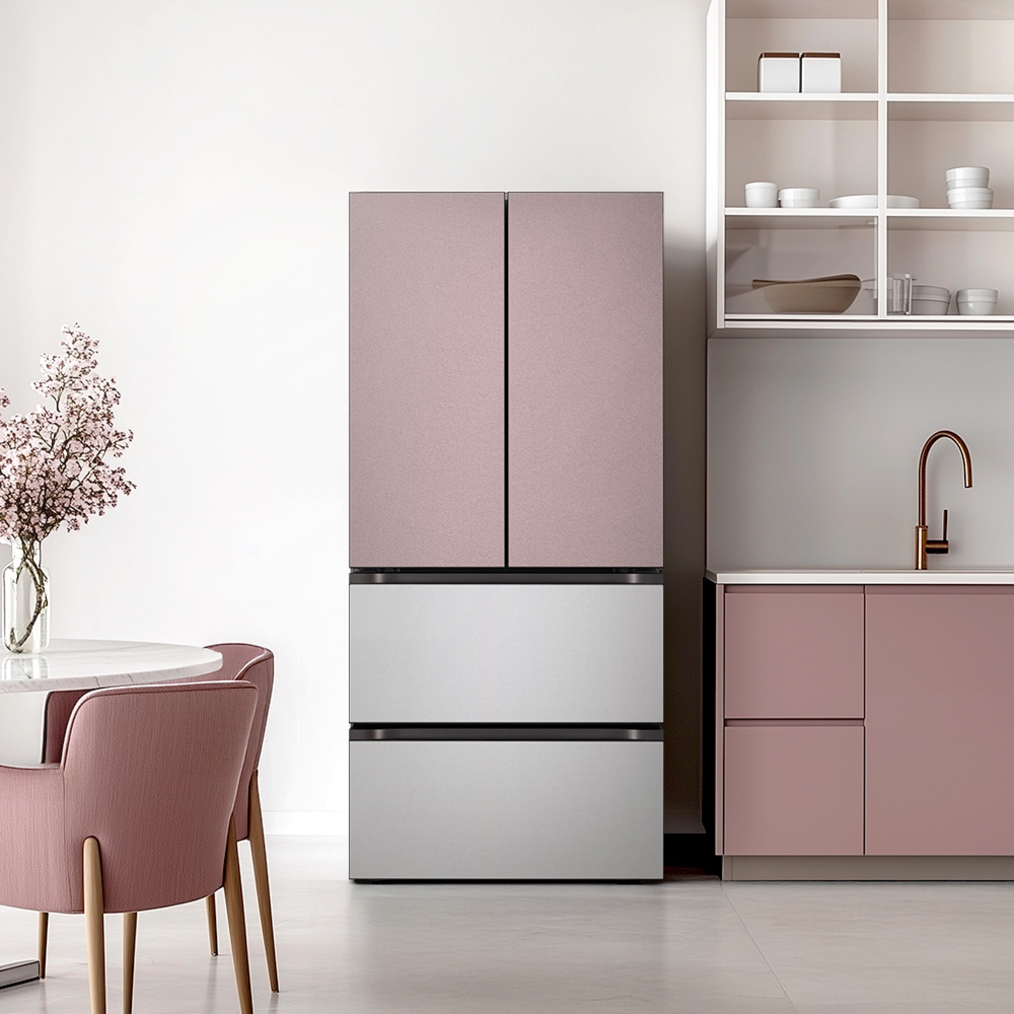 김치냉장고 LG 디오스 AI 오브제컬렉션 김치톡톡 (Z495SKV261.AKOR) 줌이미지 1