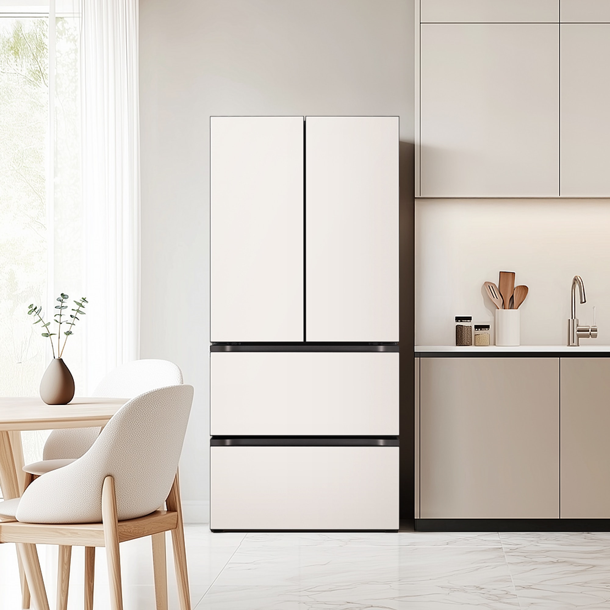 김치냉장고 LG 디오스 AI 오브제컬렉션 김치톡톡 (Z495GBB251.AKOR) 줌이미지 1