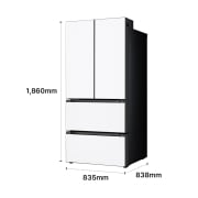 김치냉장고 LG 디오스 AI 오브제컬렉션 김치톡톡 (Z495GQQ251.AKOR) 썸네일이미지 2