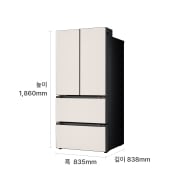 김치냉장고 LG 디오스 AI 오브제컬렉션 김치톡톡 (Z495GGG212.AKOR) 썸네일이미지 2