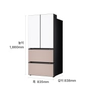 김치냉장고 LG 디오스 AI 오브제컬렉션 김치톡톡 (Z495GQA212.AKOR) 썸네일이미지 2