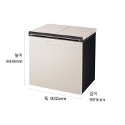 김치냉장고 LG 디오스 오브제컬렉션 김치톡톡 (Z225MEE152.AKOR) 썸네일이미지 2