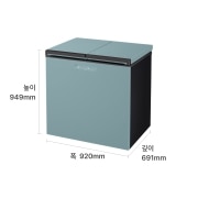 김치냉장고 LG 디오스 오브제컬렉션 김치톡톡 (Z225MTT151.AKOR) 썸네일이미지 2