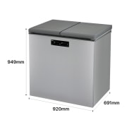 김치냉장고 LG 디오스 김치톡톡 (K225S121.AKOR) 썸네일이미지 2