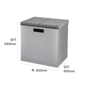 김치냉장고 LG 디오스 김치톡톡 (K220S111.AKOR) 썸네일이미지 2