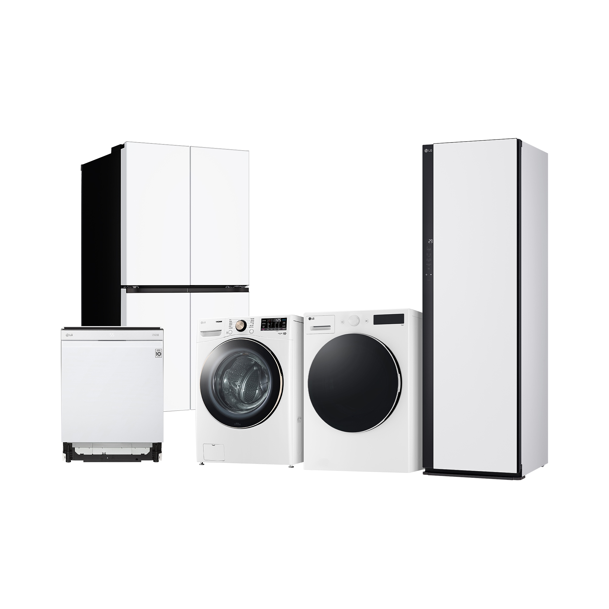 냉장고 LG 스타일러 오브제컬렉션 (ALL NEW) + 식기세척기 + 냉장고 + 세탁기 + 건조기 (600SET3.AKOR) 줌이미지 0