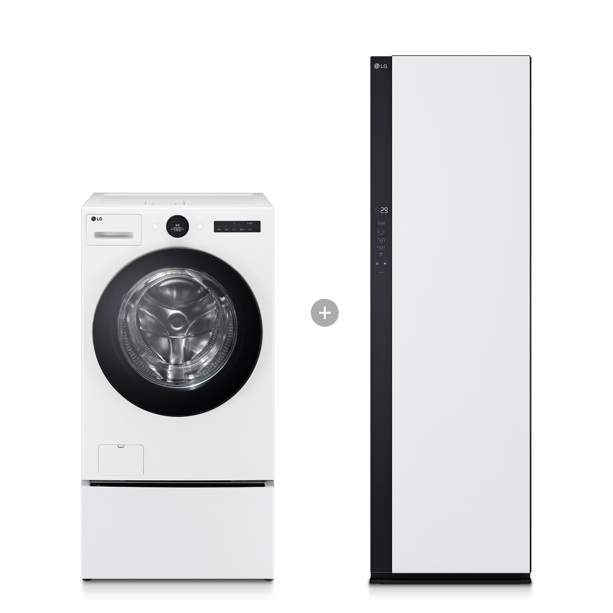 의류관리기 LG 트롬 오브제컬렉션 워시콤보 + LG 스타일러 (WAX-M42.CKOR) 줌이미지 1