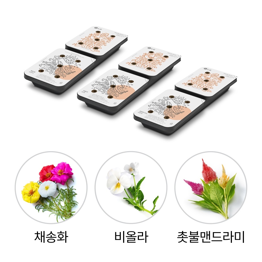 식물생활가전 LG 틔운용 씨앗키트 패키지 (화훼류)  (LPF04.AKOR) 메인이미지 0
