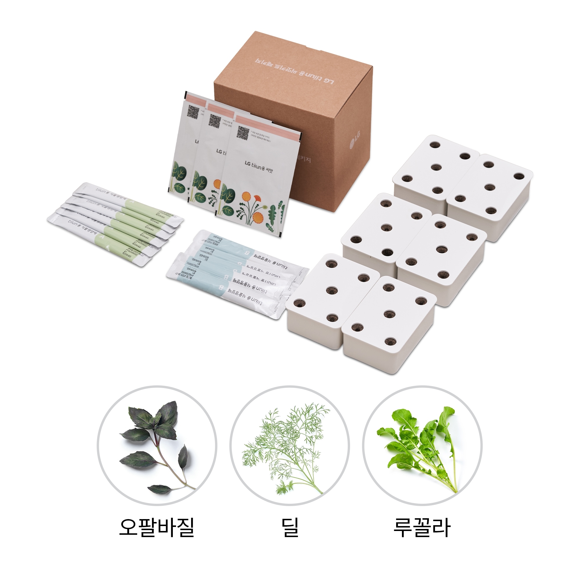 식물생활가전 LG 틔운용 씨앗키트 패키지 (향긋한 패키지 A) (LPH11.AKOR) 줌이미지 0