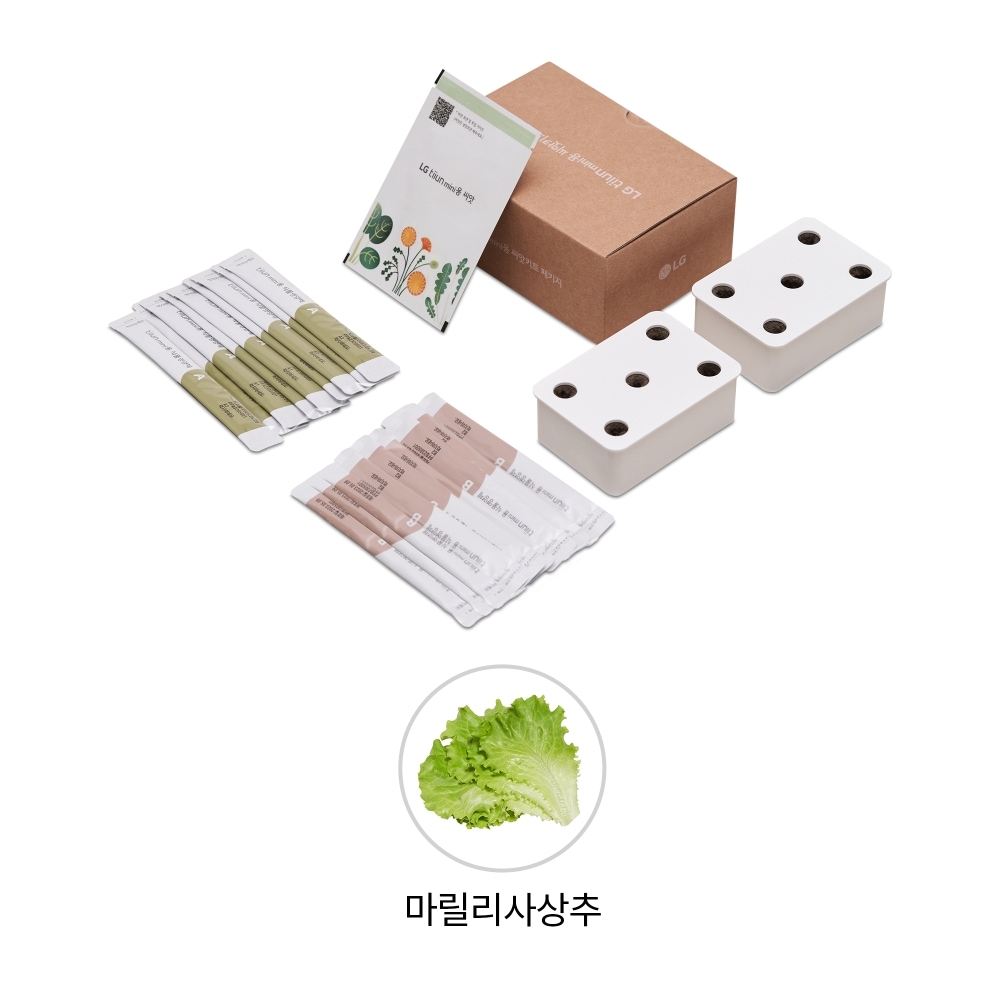 식물생활가전 LG 틔운 미니용 씨앗키트 패키지 (마릴리사상추) (LPM27.AKOR) 메인이미지 0