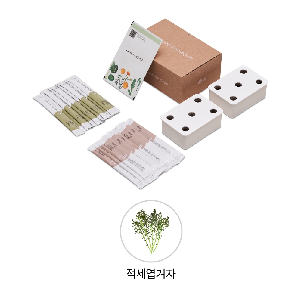 식물생활가전 LG 틔운 미니용 씨앗키트 패키지 (적세엽겨자) (LPM30.AKOR) 메인이미지 0