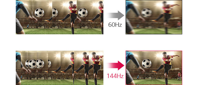 144Hz 초고주사율로 부드럽게!1