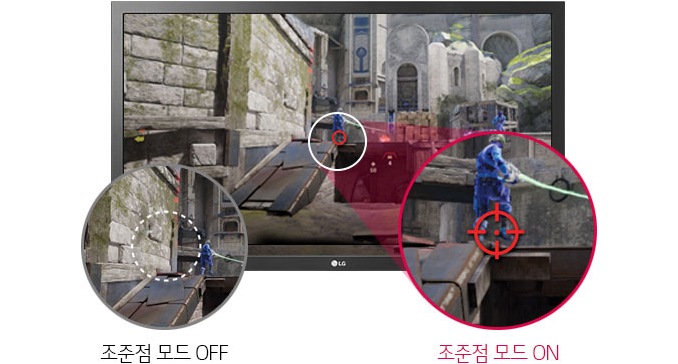 조준점 모드<br>(Cross Hair)1