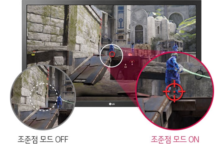 조준점 모드<br>(Cross Hair)1