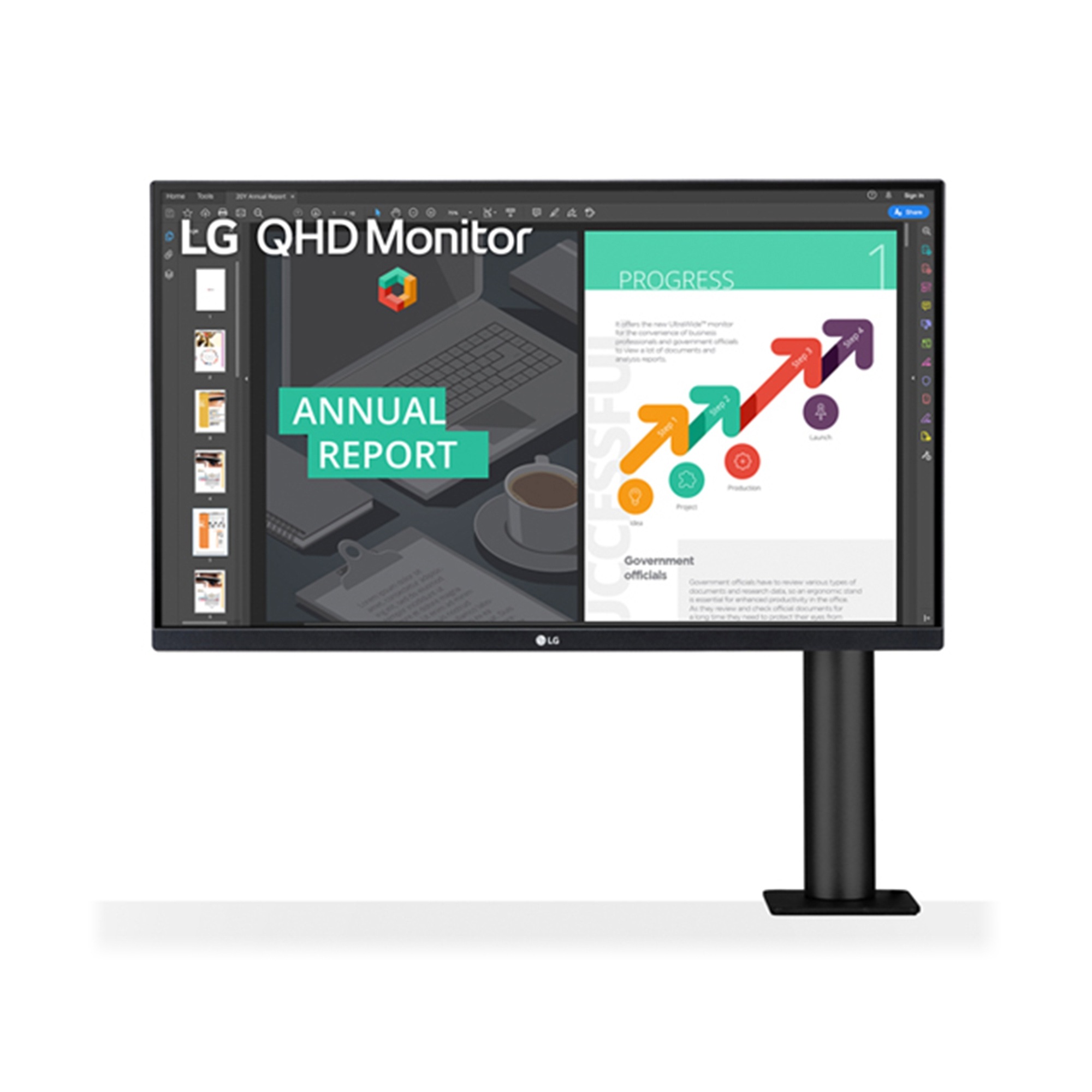 모니터 LG PC 모니터 360 (27QN880.BKR) 줌이미지 0