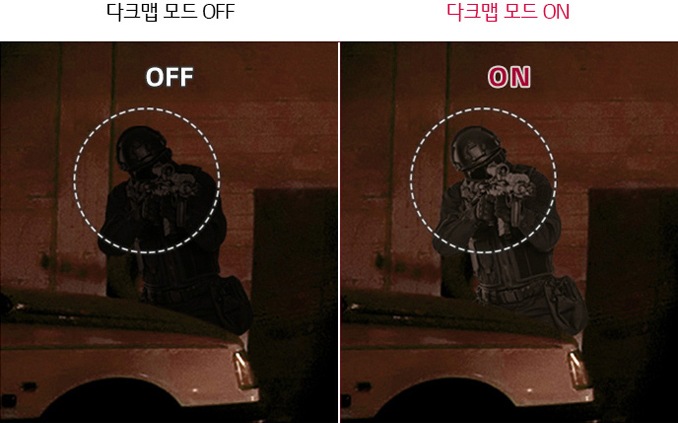 어두운 곳도 한눈에<BR>파악할 수 있어요1