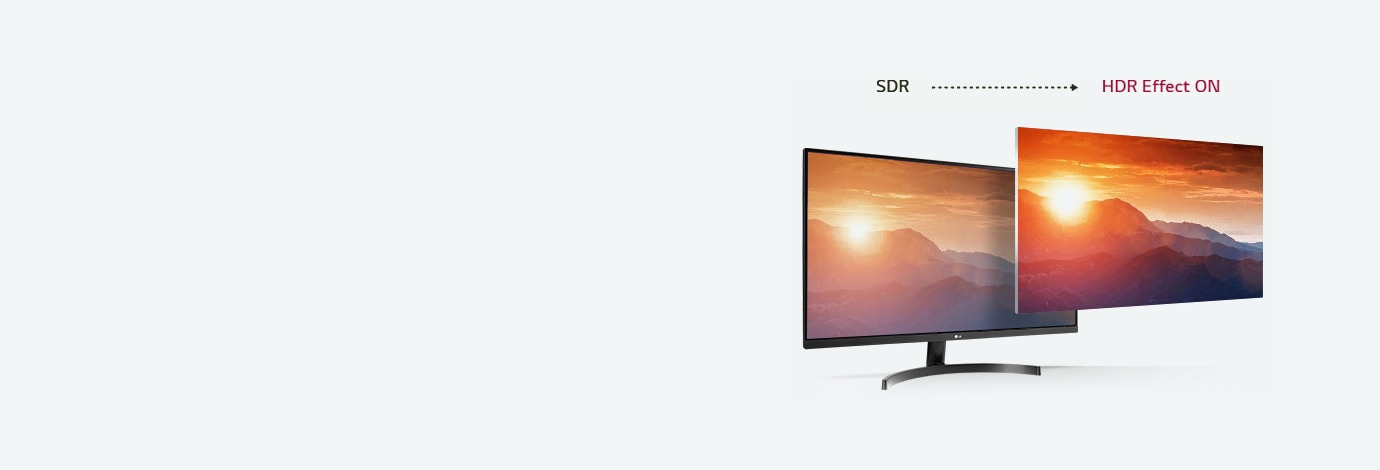HDR 콘텐츠처럼<BR>감상할 수 있는 HDR 효과1