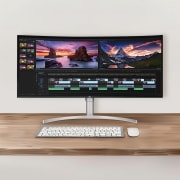 모니터 LG 울트라와이드 모니터 (38WN95C.BKR) 썸네일이미지 2