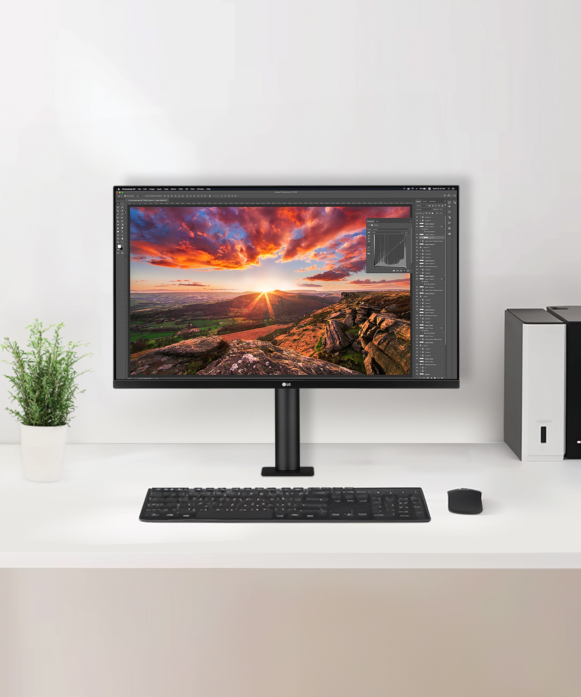 모니터 LG 울트라HD 모니터 (32UN880.BKR) 메인이미지 0