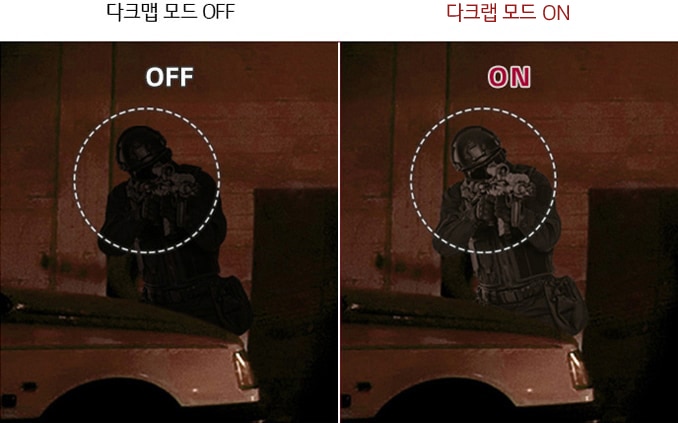어두운 곳도 한눈에<br>파악할 수 있어요1
