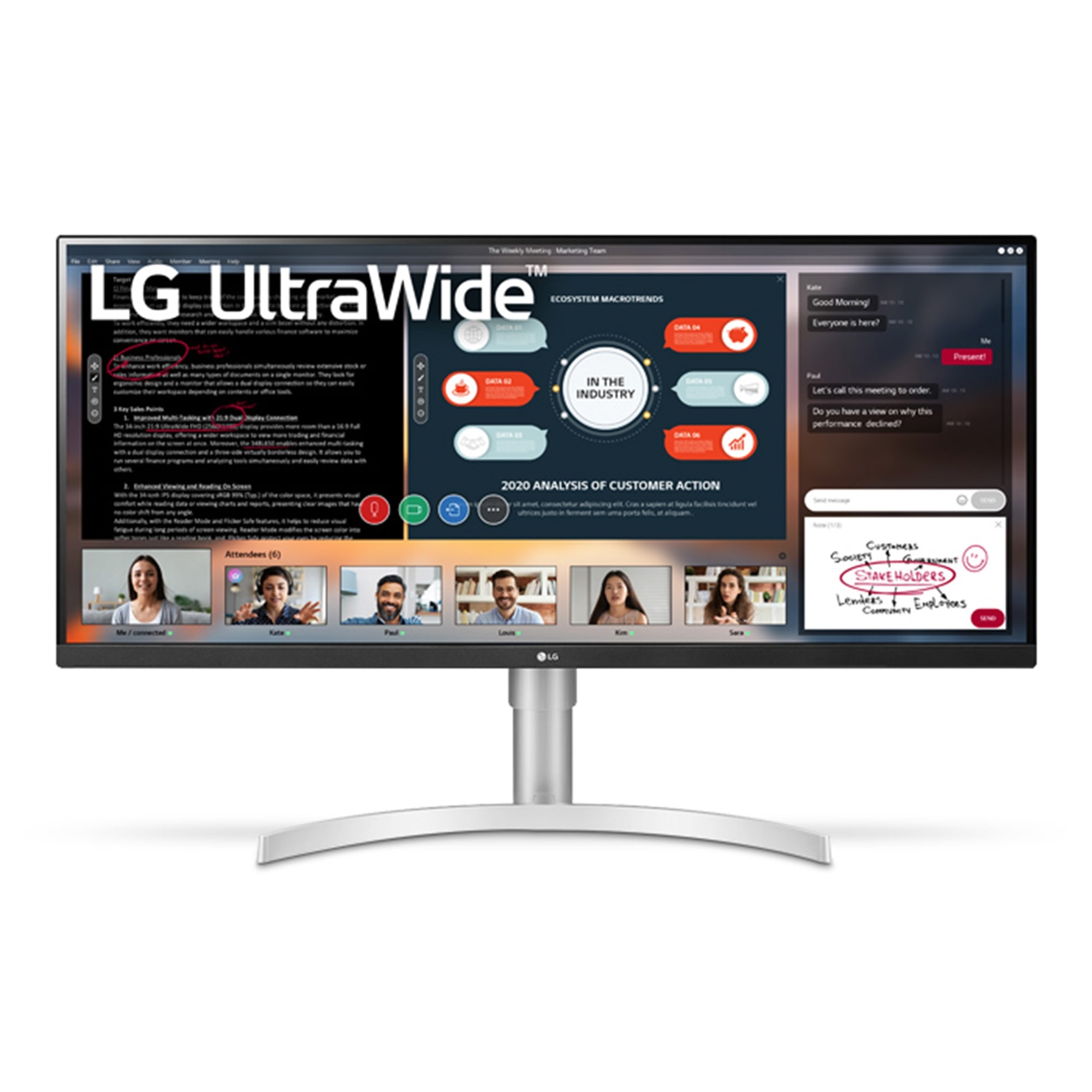 모니터 LG 울트라와이드 모니터 (34WN650.BKR) 줌이미지 0