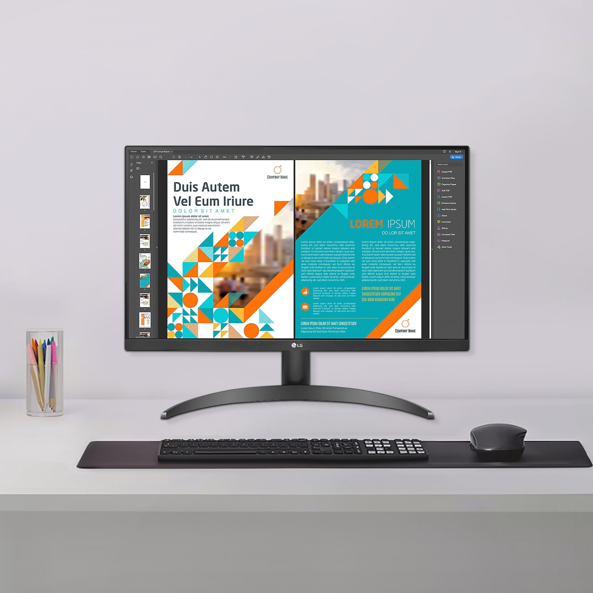 모니터 LG PC 모니터 (24QP500.BKR) 줌이미지 1