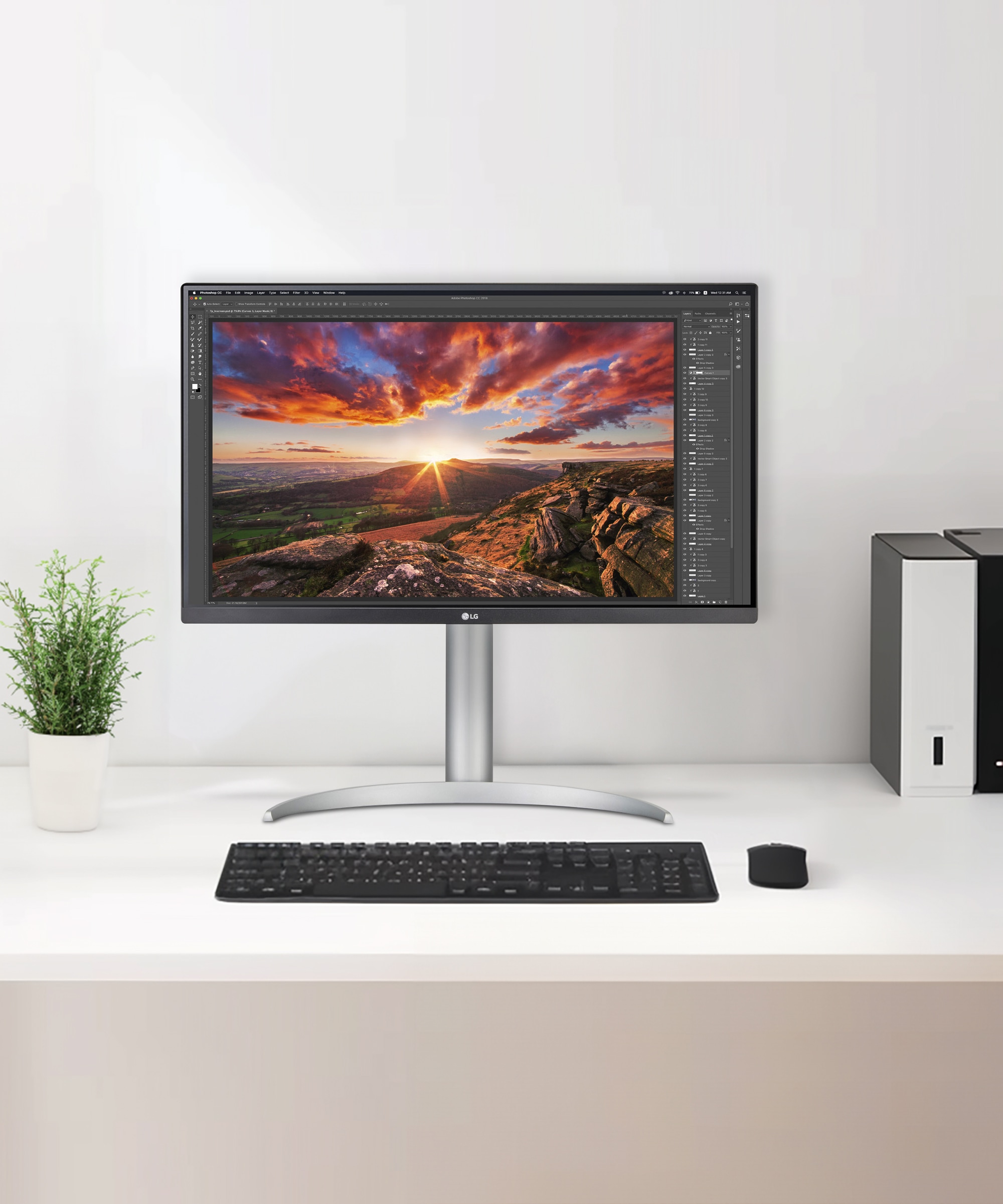 모니터 LG 울트라 HD 모니터 (27UP850.BKR) 메인이미지 0