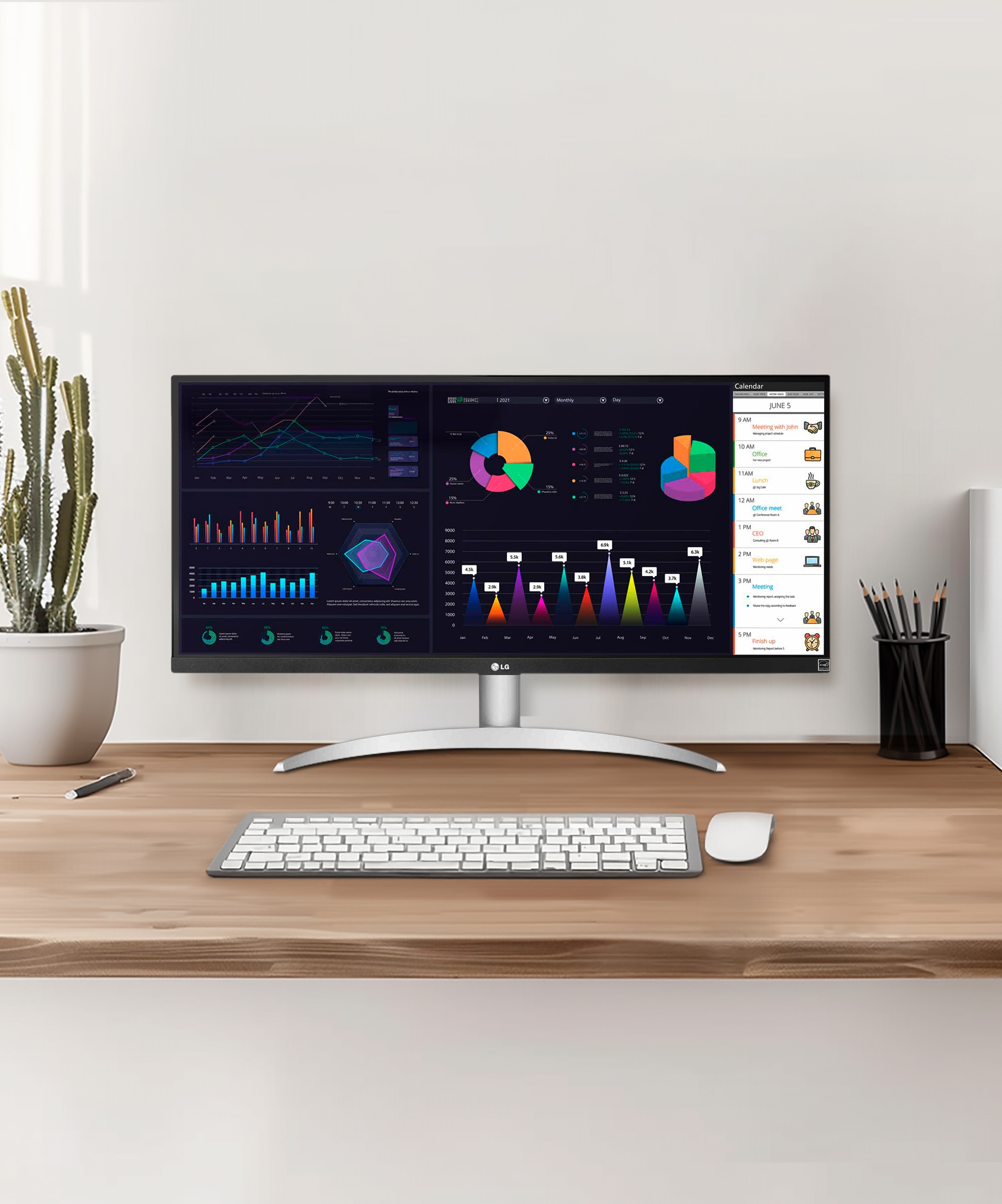 모니터 LG 울트라와이드 모니터 (29WQ600.BKR) 메인이미지 0