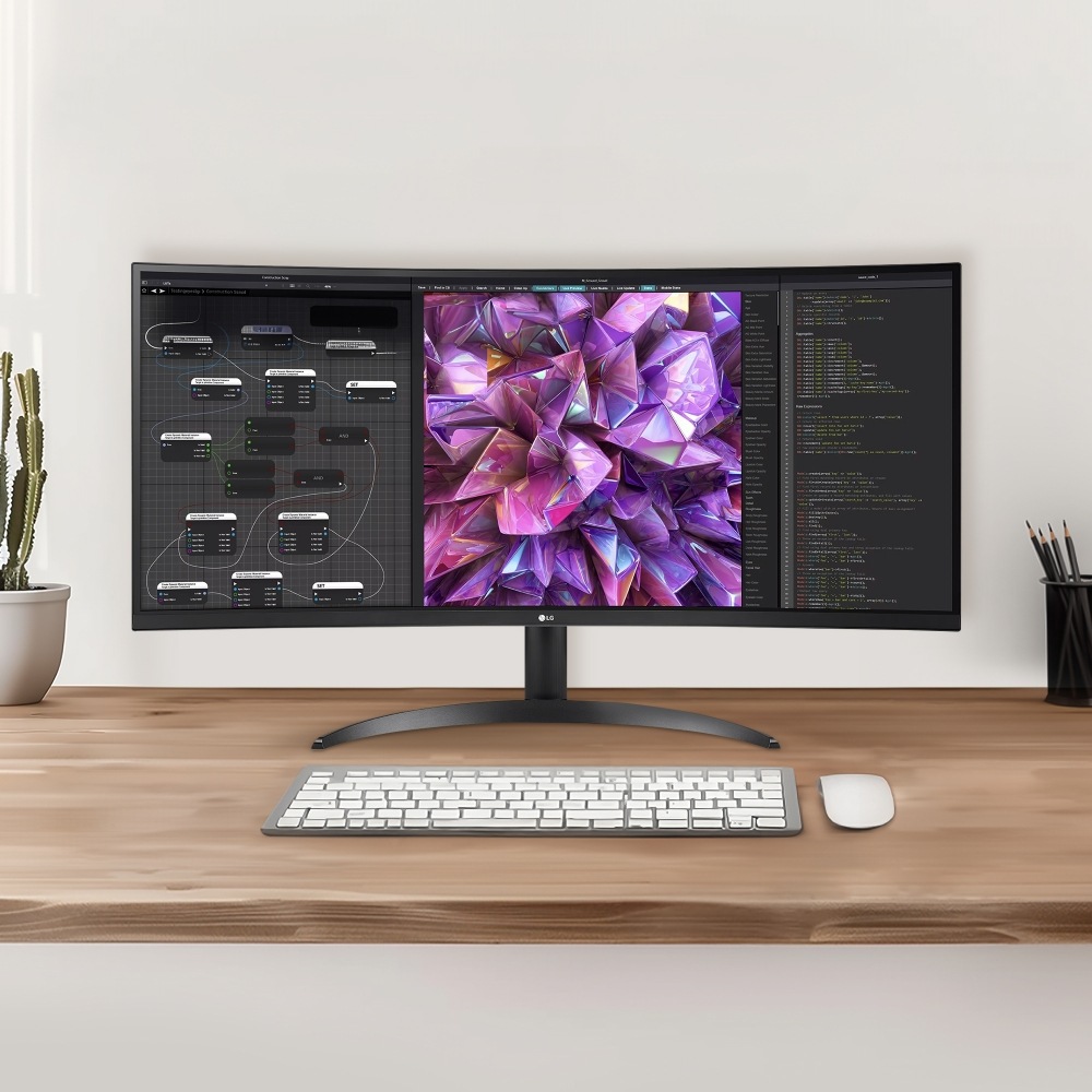 모니터 LG 울트라와이드 모니터 (34WQ60C.BKR) 메인이미지 1