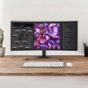 모니터 LG 울트라와이드 모니터 (34WQ60C.BKR) 썸네일이미지 1