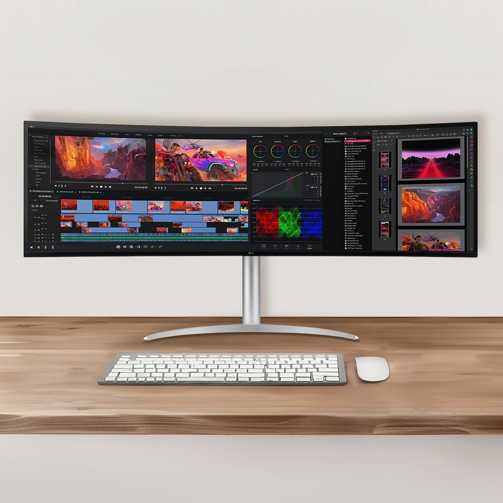 모니터 LG 울트라와이드 모니터 (49WQ95C.BKR) 메인이미지 1
