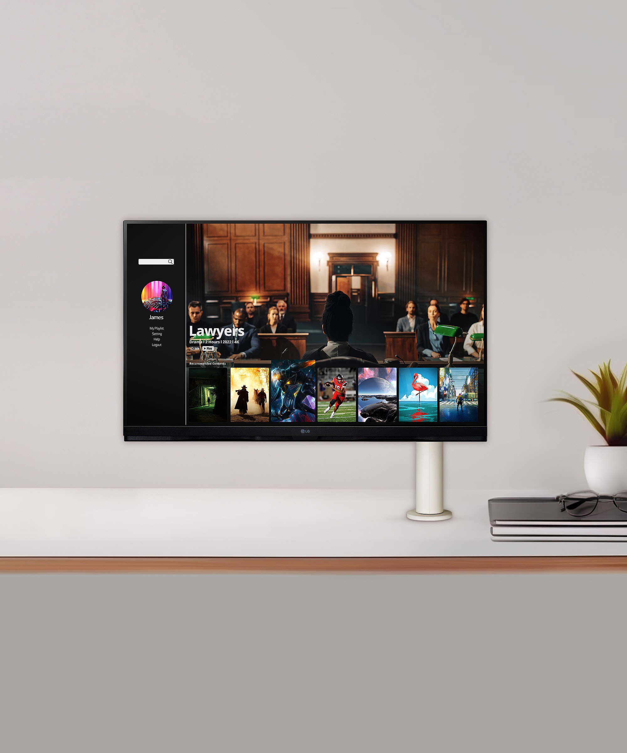 모니터 LG 스마트 모니터 (32SQ780SW.BKR) 메인이미지 0