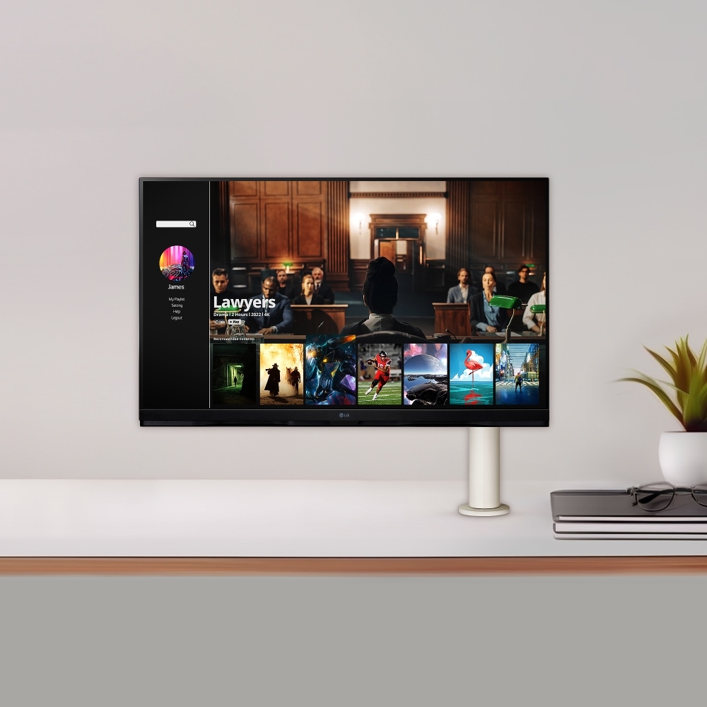 모니터 LG 스마트 모니터 (32SQ780SW.BKR) 메인이미지 1
