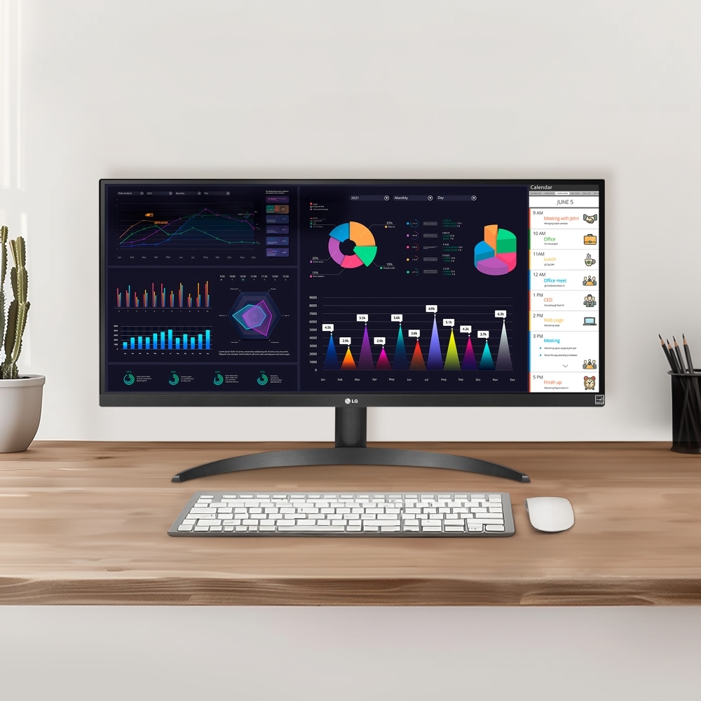 모니터 LG 울트라와이드 모니터 (29WQ500.BKR) 메인이미지 1