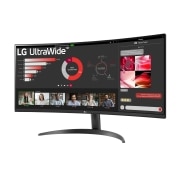 모니터 LG 울트라와이드 모니터 (34WR50QC.BKR) 썸네일이미지 1