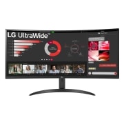 모니터 LG 울트라와이드 모니터 (34WR50QC.BKR) 썸네일이미지 0